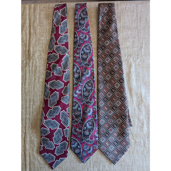 Christian Dior Other - Vintage Christian Dior monsieur lot of 3 ties 2 silk 1 polyester made in USA
